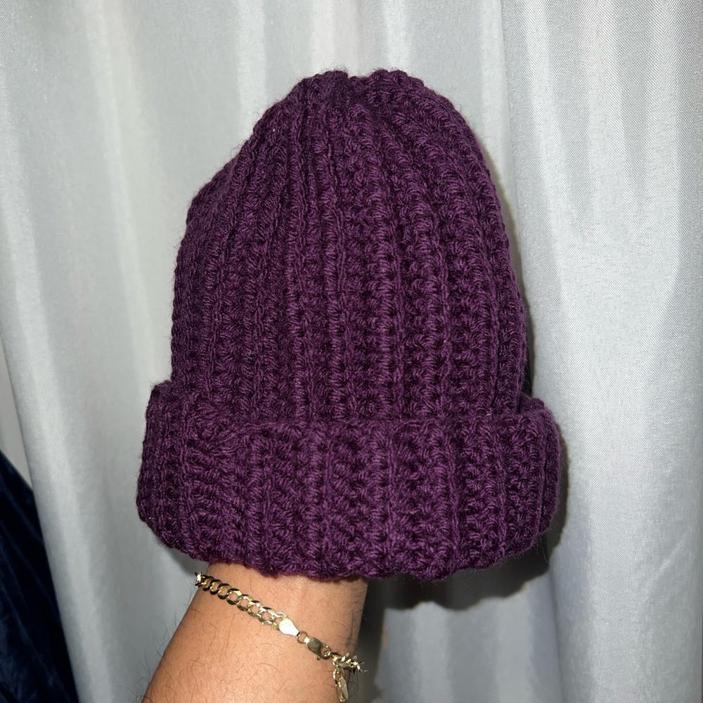Hand knitted hats